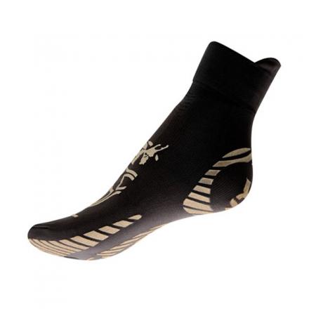 CALZA REVENGE PILATES 1 FINGER NERA ORO TAGLIA S 34-37