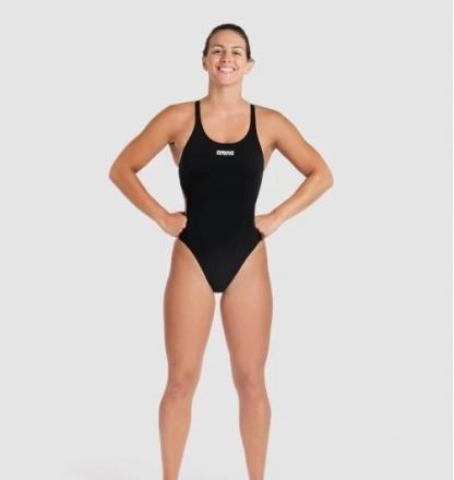 COSTUME W TEAM SWIMSUIT SWIM TECH SOLID 550 black-white