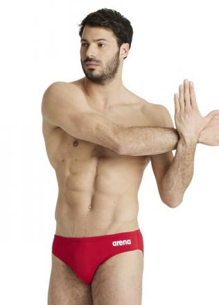 SLIP M SOLID TEAM SWIM BRIEFS SOLID 450 red-white