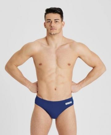 SLIP M SOLID TEAM SWIM BRIEFS SOLID 750 navy-white