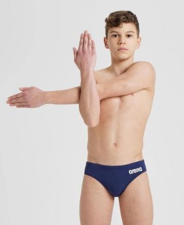 SLIP B TEAM SWIM BRIEFS SOLID 750 navy-white