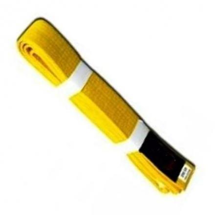 CINTURA KARATE' E  JUDO VI - 190 cm 330 GIALLA