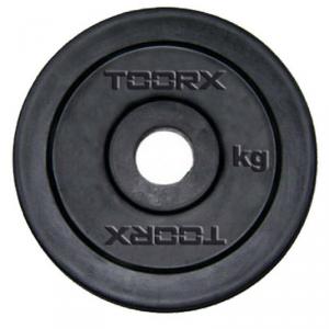 DISCO IN GHISA GOMMATA KG 20  D25 NERA TOORX