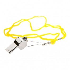FISCHIETTO GIMER IN METALLO CON CORDONCINO