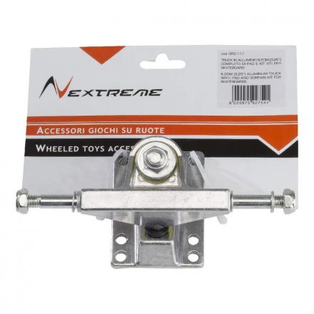 TRUCK IN ALLUMINIO 8,2CM COMPLETO DI PAD E KIT VITI PER SKAT