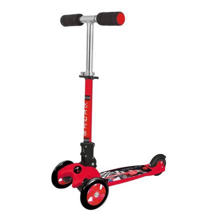 MONOPATTINO A TRE RUOTE ADVENTURE KID-GRAND PRIX ROSSO/NERO