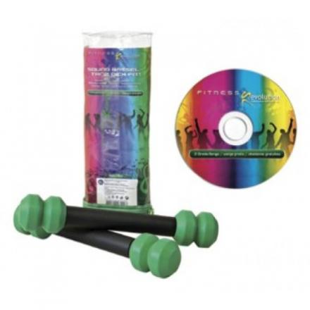 SOUND RASSEL 2 MANUBRI DA 1KG CON CD MUSICALE INCLUSO