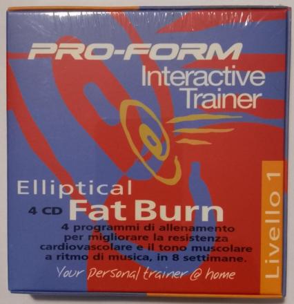 PRO FORM FAT BURN ELLITTICA I LIVELLO 4 CD