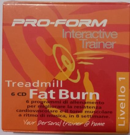 PRO FORM FAT BURN TREADMILL I LIVELLO 6 CD