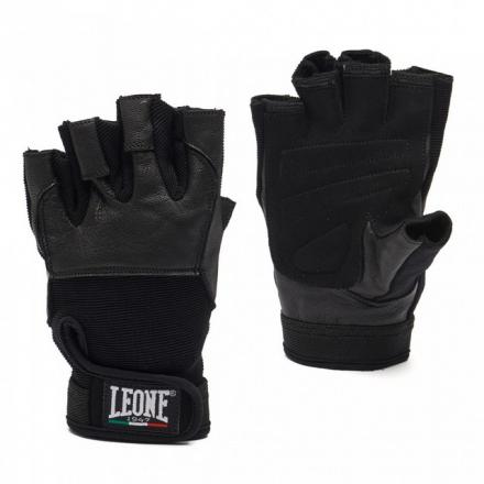 GUANTI LEONE BODY BUILDING NERO TAGLIA XS