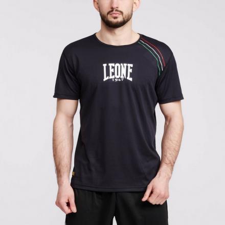 T-SHIRT LEONE FLAG NERO