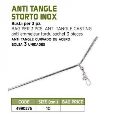 ANTITANGLE LINEAEFFE CM10 INOX STORTO 3 PEZZI