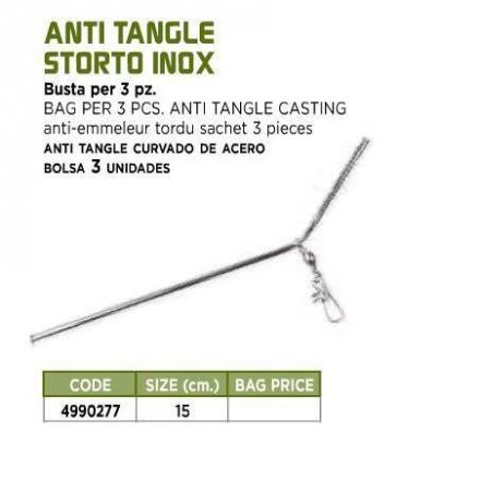 ANTITANGLE LINEAEFFE CM15 INOX STORTO 3 PEZZI