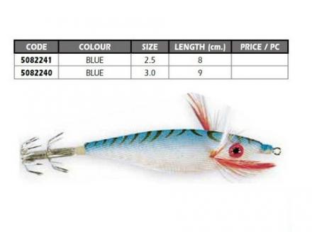 TOTANARE LINEAEFFE SQUID JIG SETA BLU MM.90 3.0DIKI DIKI