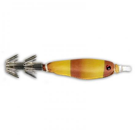 NATURAL SOFT SQUID JIG CM 7 C OLORE PC5 GIALLO MARRONE GR.4