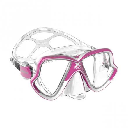 MASCHERA MARES X-VISION MID 2.0  PINK-WHITE WHITE CLEAR