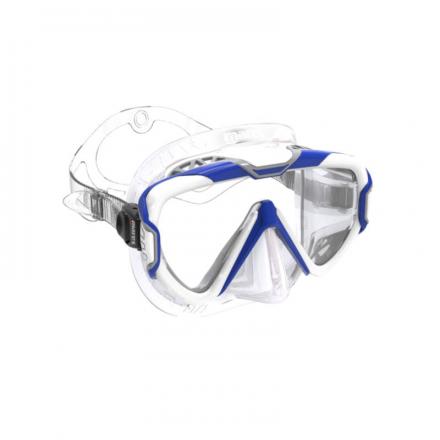 MASCHERA MARES PURE WIRE BLUE GREY CLEAR