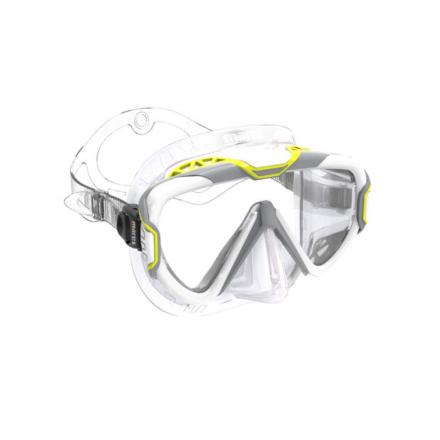MASCHERA MARES PURE WIRE GREY YELLOW CLEAR