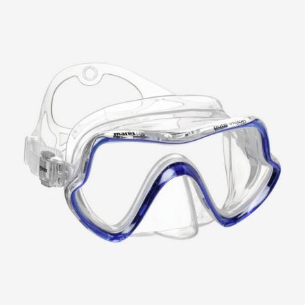 MASCHERA MARES PURE VISION TRASAPRENTE-BLU