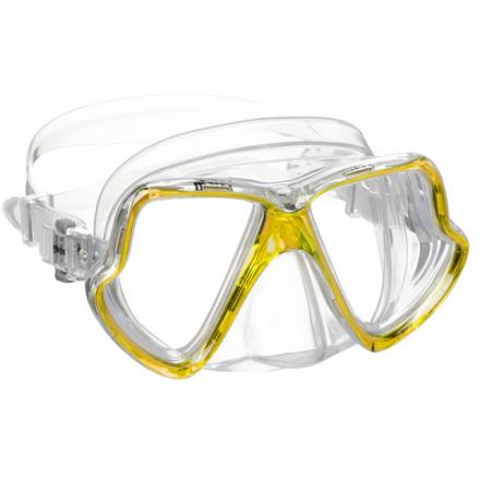 MASCHERA MARES WAHOO ADULTO IN SILICONE REFLEX YELLOW