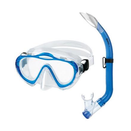 MASCHERA MARES SET SHARKY BLU JUNIOR 4-7 ANNI 411729SFRBLCL