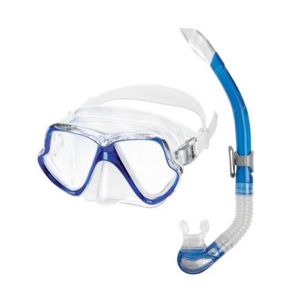 MASCHERA MARES SET WAHOO  BLU ADULTO L 411745SFRBLCL