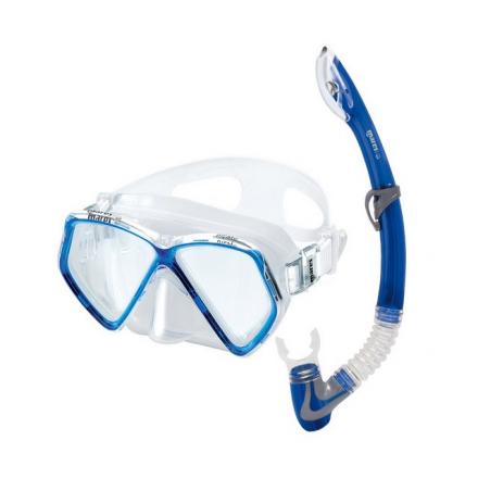 MASCHERA MARES SET PIRATE BLU YOUTH S-M 8-14 ANNI