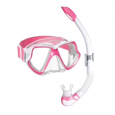 MASCHERA MARES SET WAHOO NEON ADULTO L PINK 411779SFPKWCL