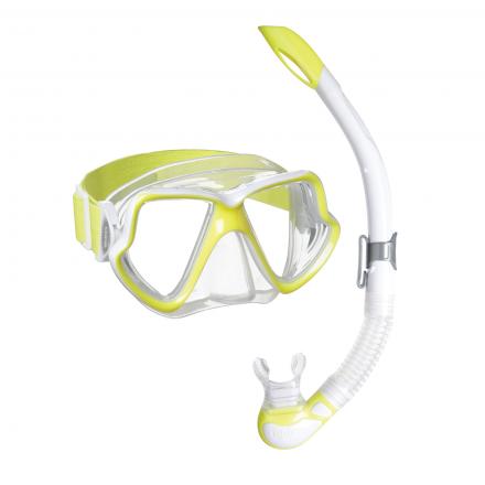 MASCHERA MARES SET WAHOO NEON ADULTO L YELLOW 411779SFYLWCL