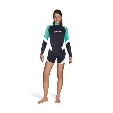 T-SHIRT LYCRA MARES DONNA RASH  GUARD 0,5MM MANICA LUNGA