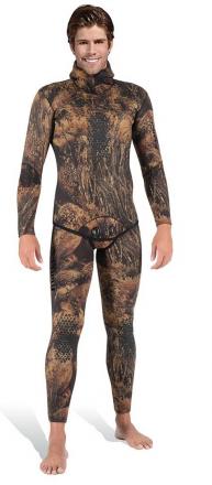 Muta Pesca Subacquea Omer Holo Stone 7mm - Camouflage Marino, Rinforzi Ginocchia - Unisex - Foto 11