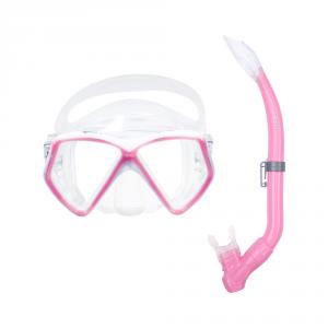 MASCHERA MARES SET PIRATE PINK  YOUTH S-M 8-14 ANNI