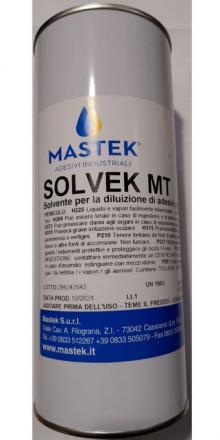 DILUENTE SOLVEK MT 1 LITRO PER LA DILUIZIONE DI ADESIVI