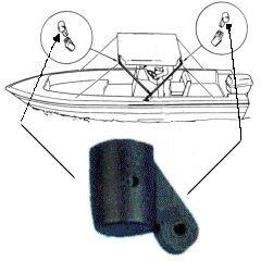 GIUNTO AUTOBLOCCANTE 1 ALA D.18 IN NYLON PER TENDALINO