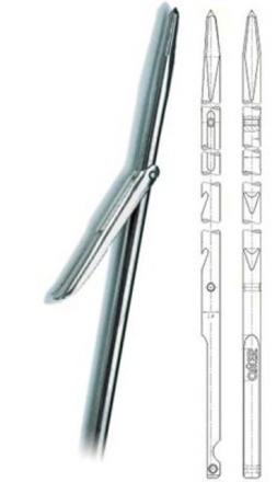 ASTA OMER TAHITIANA INOX TRD.6,5*75 FUCILE 46 ALETTA 7,4