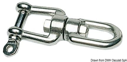 Girella inox occhio/grillo 10mm