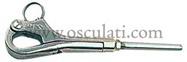 Moschettone inox pellicano 4 x 8 mm