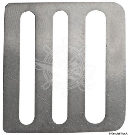 2 Fibbie inox 3 passaggi mm 30