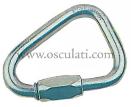 Moschettone a delta con vite 4,5 mm
