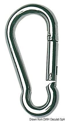 Moschettone inox 4 mm