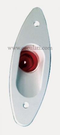 Fanale ABS ad incasso rosso/bianco