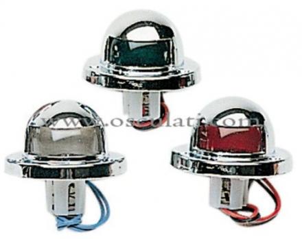 Fanalino ABS cromato bianco 225�