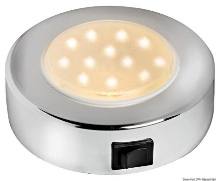 Plafoniera Sun 10 LED cromato