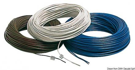 Cavo blu 1,5 mm venduto al metro lineare