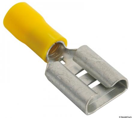 Faston femmina 2,5-6 mm� cf.50pc