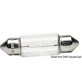 Lampadina a siluro 12 V 8 W cf.10pc
