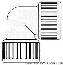 Gomito 90� Hydrofix femmina/femmina 15 mm