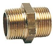 Nipple ottone doppio 1/2