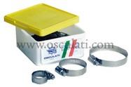 Fascetta inox 10/16 mm cf.10pc