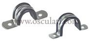 Cavallotti tubi inox/gomma 26mm